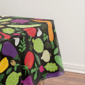 Nappe Nourriture sur un arrière - plan noir (In Situ)