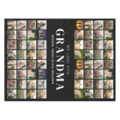 Nappe Nous t'aimons Grand-mère 64 Photo Collage (Devant (Horizontal))