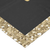 Nappe Nouvel An Sove Party, Noir et Or (Angle)