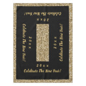 Nappe Nouvel An Sove Party, Noir et Or (Devant)