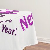 Nappe nouvelle année violette heureuse (In Situ)