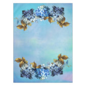 Nappe Nuances d'aquarelle bleue Hydrangeas (Devant)