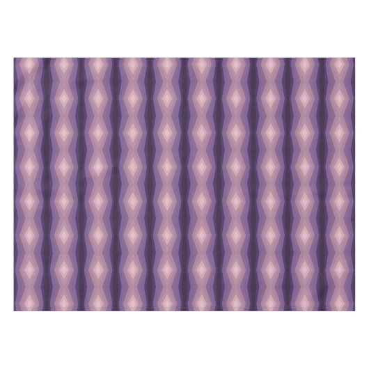Nappe Nuances D'Art Abstrait Géométrique Violet (Devant (Horizontal))