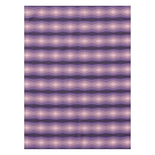 Nappe Nuances D'Art Abstrait Géométrique Violet (Devant)