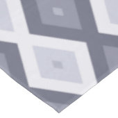 Nappe Nuances de bleu gris motif diamant (Angle)