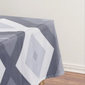 Nappe Nuances de bleu gris motif diamant (In Situ)