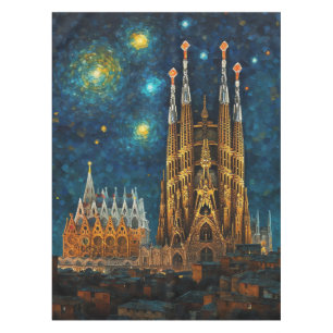 Nappe Nuit Catalan Starry Gaudí rencontre Van Gogh