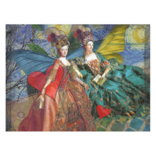 Nappe Nuit étoilée Demoiselles Rococo Ailes de Papillon