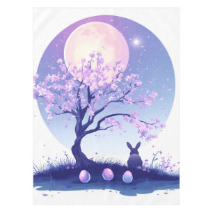 Nappe Nuit lunaire de lapin