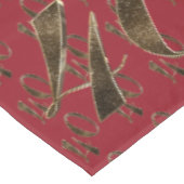 Nappe Numéro 40 40e anniversaire Ruby Typographie d'or (Angle)
