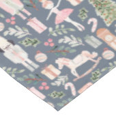 Nappe Nutcracker Holiday Aquarelle bleu (Angle)