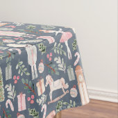 Nappe Nutcracker Holiday Aquarelle bleu (In Situ)