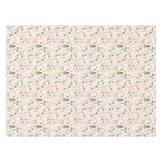 Nappe Nutcracker Holiday Aquarelle blush (Devant (Horizontal))