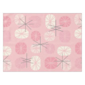 Nappe Oblongs Motifs du milieu du siècle rose Vanille (Devant (Horizontal))