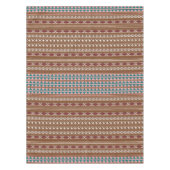 Nappe occidentale rustique de coton de motif (Devant)