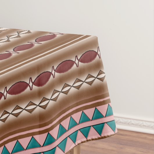 Nappe occidentale rustique de coton de motif (In Situ)