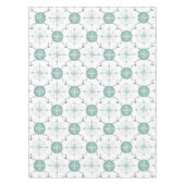 Nappe Océan nautique de blanc de vert de mer de boussole (Devant)