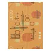 Nappe Ocre en tissu d'écorce Abstrait atomique (Devant)
