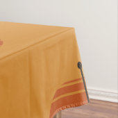Nappe Ocre en tissu d'écorce Abstrait atomique (In Situ)