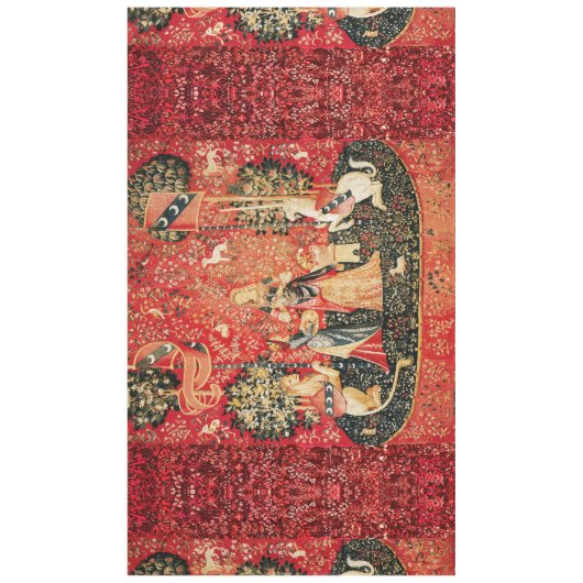 Nappe Odeurs, Lion, Fleurs, Animaux (Devant)