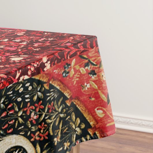 Nappe Odeurs, Lion, Fleurs, Animaux (In Situ)