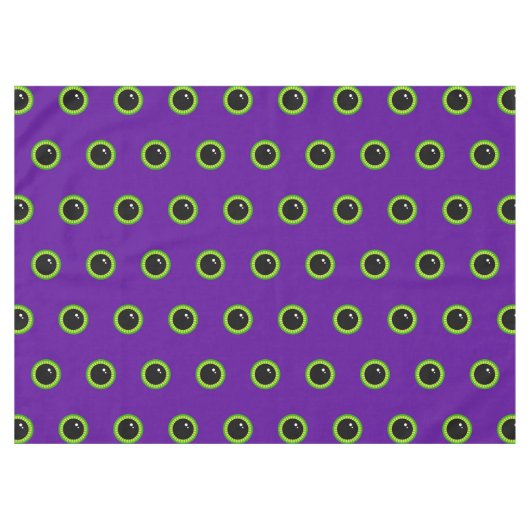 Nappe Oeil de monstre vert et violet amusant (Devant (Horizontal))