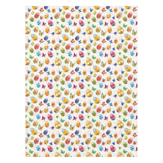 Nappe OEufs colorés de Pâques (Devant)