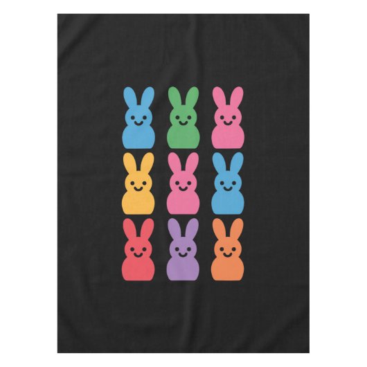 Nappe Oeufs de lapin de Pâques Plaid Leopard (Devant)