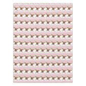 Nappe Oeufs de lapin de Pâques rose (Devant)