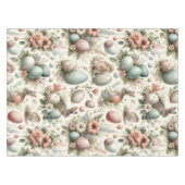 Nappe Œufs décoratifs de Pâques lapin de printemps paste (Devant (Horizontal))