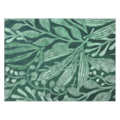 Nappe OEuvre d'art Feuille vert botanique (Devant (Horizontal))