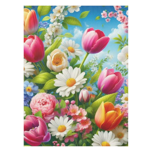 Nappe OEuvre florale/printanière (Devant)