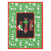 Nappe Oh Quel Amusement Noël Pickleball Green Ho Ho Ho (Devant)