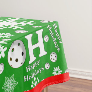 Nappe Oh Quel Amusement Noël Pickleball Green Ho Ho Ho