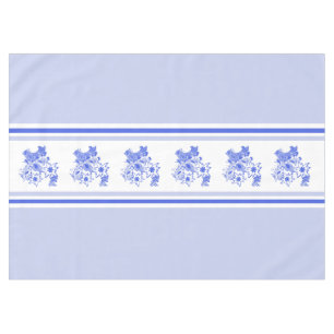 Nappe Oiseau bleu et blanc et Edelweiss