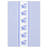 Nappe Oiseau bleu et blanc et Edelweiss (Devant)