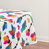 Nappe oiseau coloré mignon de perroquet (In Situ)