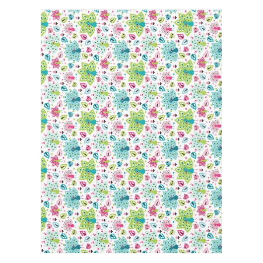 Nappe oiseau et hibou de paon (Devant)