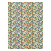 Nappe Oiseau et motif de fleur exotique 2 (Devant)