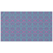 Nappe Oiseaux Arabesque Bohème Turquoise Purple Fuchsia (Devant (Horizontal))