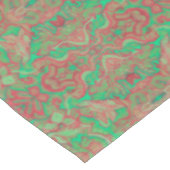 Nappe Oiseaux Arabesque Oriental Bohème Bohème Rouge Ver (Angle)