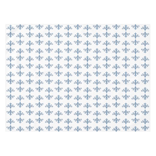 Nappe Oiseaux bleus croustillants sur motif diamant blan (Devant (Horizontal))