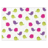 Nappe Oiseaux colorés mignons (Devant (Horizontal))