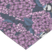 Nappe Oiseaux dans le jardin violet lilas (Angle)