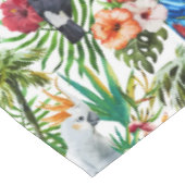 Nappe Oiseaux d'aquarelle et motif tropicaux de (Angle)