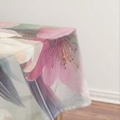 Nappe Oiseaux de l'amour doux pastel de printemps Fleurs (In Situ)