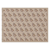 Nappe Oiseaux de Noël Goldfinch peints à la main (Devant (Horizontal))