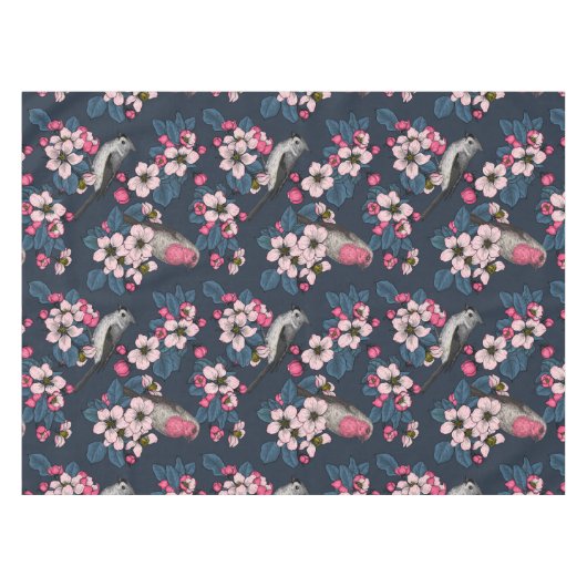 Nappe Oiseaux et fleurs (Devant (Horizontal))