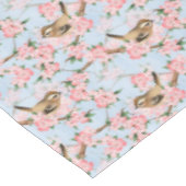 Nappe Oiseaux et fleurs. Motif de Spring (Angle)