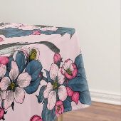 Nappe Oiseaux et fleurs roses (In Situ)